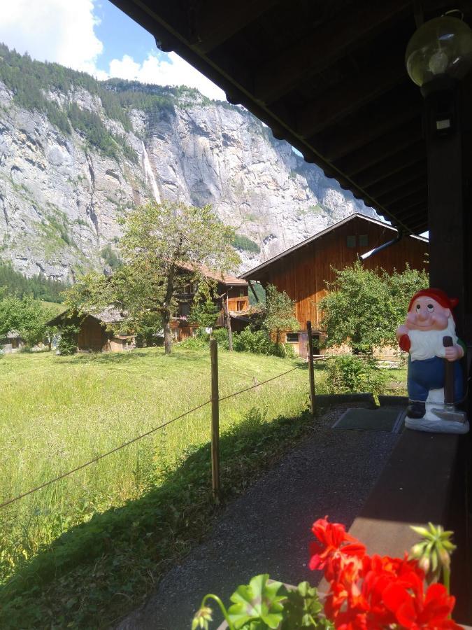 Ferien Cottage Flueehblueemli Stechelberg Exterior foto